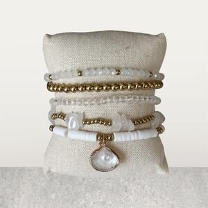 Vintage Classic White Gold Bracelet Sets